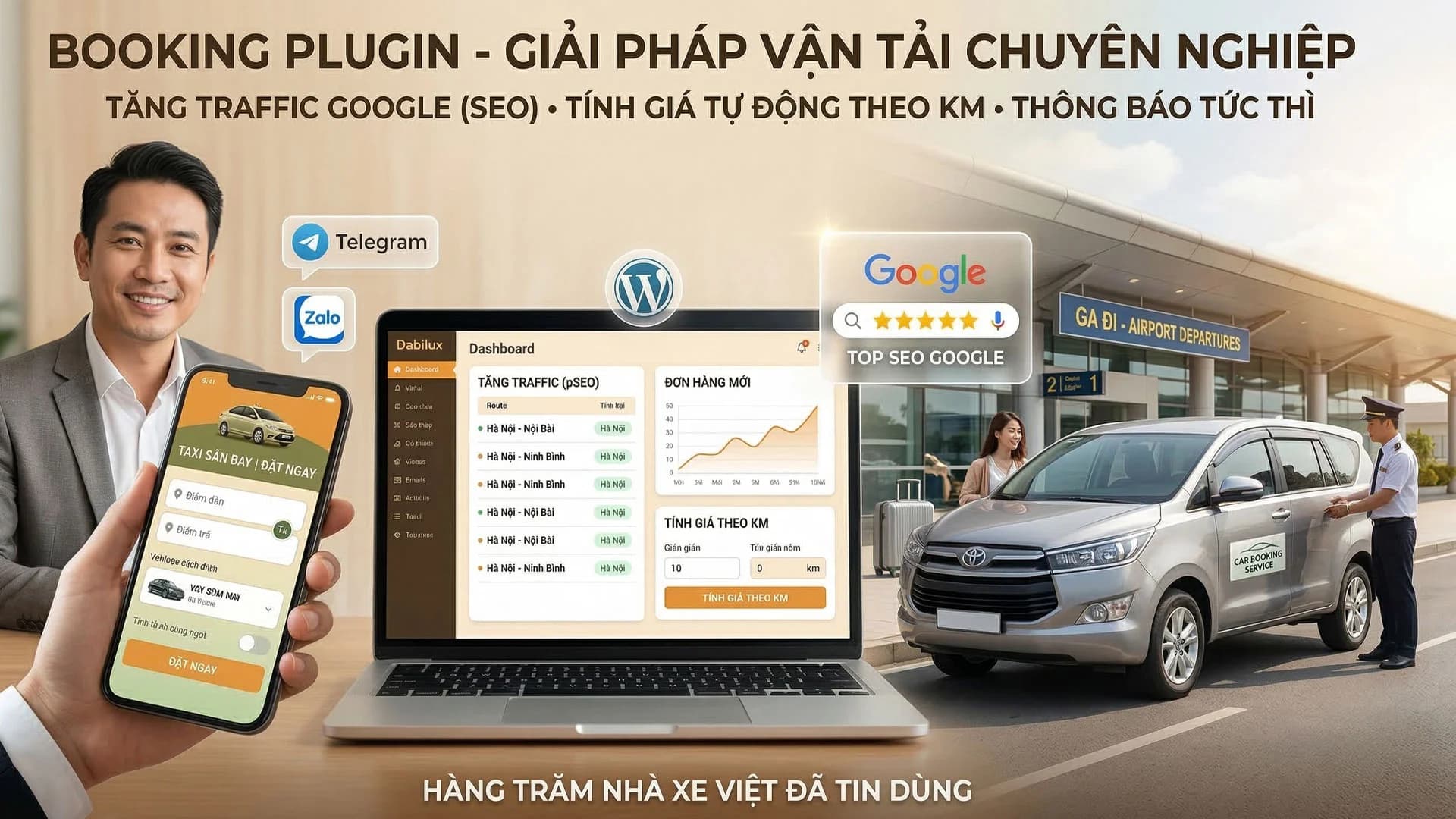 Dabilux Car Booking: Giải pháp Plugin Đặt Xe Toàn Diện & Tối Ưu SEO Cực Hạn
